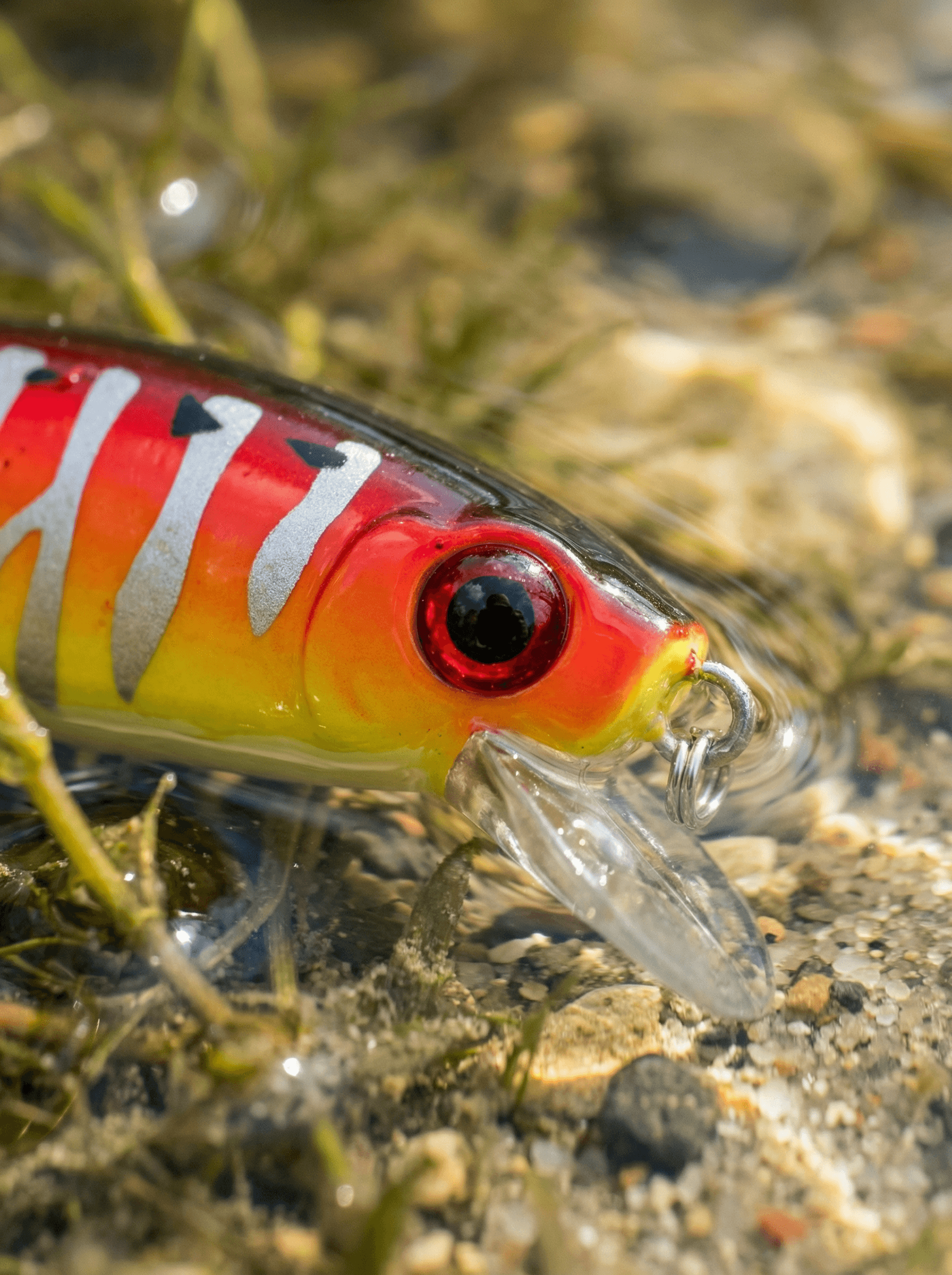 Guide carousel — predator eye placement detail